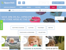 Tablet Screenshot of hippychick.com